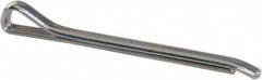 Made in USA - 7/64" Diam x 1-1/2" Long Hammerlock Cotter Pin - Grade 2, Zinc-Plated, Steel - Benchmark Tooling