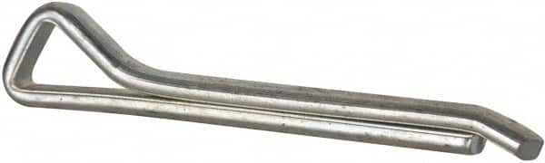 Made in USA - 1/4" Diam x 2" Long Hammerlock Cotter Pin - Grade 2, Zinc-Plated, Steel - Benchmark Tooling