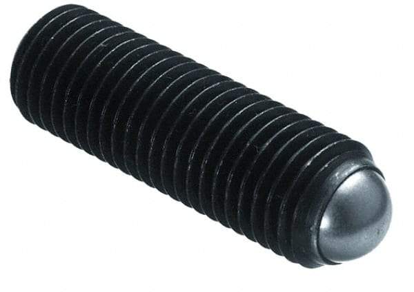 Gibraltar - 10mm OAL, Steel, Headless Rolling Ball End Clamping Screw - 786 Lb Max Load, 2.5mm Ball Diam - Benchmark Tooling