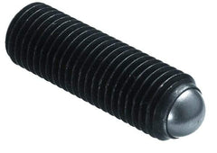Gibraltar - 10mm OAL, Steel, Headless Rolling Ball End Clamping Screw - 786 Lb Max Load, 2.5mm Ball Diam - Benchmark Tooling
