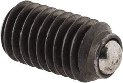 Gibraltar - 10mm OAL, Steel, Headless Rolling Ball End Clamping Screw - 1,011 Lb Max Load, 3mm Ball Diam - Benchmark Tooling