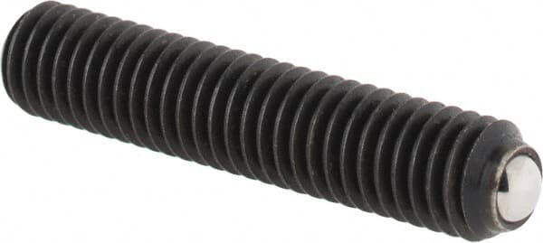 Gibraltar - 25mm OAL, Steel, Headless Rolling Ball End Clamping Screw - 1,011 Lb Max Load, 3mm Ball Diam - Benchmark Tooling