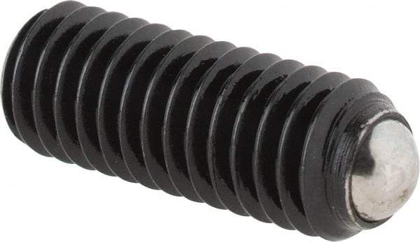Gibraltar - 16.8mm OAL, Steel, Headless Rolling Ball End Clamping Screw - 2,023 Lb Max Load, 4mm Ball Diam - Benchmark Tooling