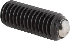 Gibraltar - 16.8mm OAL, Steel, Headless Rolling Ball End Clamping Screw - 2,023 Lb Max Load, 4mm Ball Diam - Benchmark Tooling