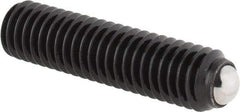Gibraltar - 25.8mm OAL, Steel, Headless Rolling Ball End Clamping Screw - 2,023 Lb Max Load, 4mm Ball Diam - Benchmark Tooling