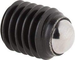 Gibraltar - 13.7mm OAL, Steel, Headless Rolling Ball End Clamping Screw - 4,496 Lb Max Load, 7mm Ball Diam - Benchmark Tooling