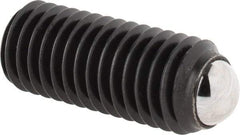 Gibraltar - 26.7mm OAL, Steel, Headless Rolling Ball End Clamping Screw - 4,496 Lb Max Load, 7mm Ball Diam - Benchmark Tooling