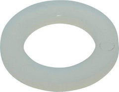 Made in USA - 3/8" Screw, Grade 6/6 Nylon Standard Flat Washer - 9.65mm ID x 5/8" OD, 1.57mm Thick - Benchmark Tooling