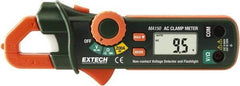 Extech - MA150, CAT II, Digital Average Responding Auto Ranging Clamp Meter with 0.7" Clamp On Jaws - 600 VAC/VDC, 200 AC Amps, Measures Voltage, Continuity, Current, Resistance - Benchmark Tooling