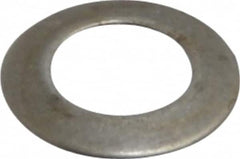 Gardner Spring - #6 Bolt, 0.138" ID, Grade 1074 Steel, Belleville Disc Spring - 9/32" OD, 0.02" High, 0.01" Thick - Benchmark Tooling