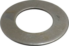Gardner Spring - #8 Bolt, 0.164" ID, Grade 1074 Steel, Belleville Disc Spring - 0.343" OD, 0.024" High, 0.013" Thick - Benchmark Tooling