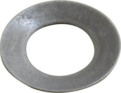Gardner Spring - 3/16" Bolt, 0.19" ID, Grade 1074 Steel, Belleville Disc Spring - 3/8" OD, 0.027" High, 0.015" Thick - Benchmark Tooling