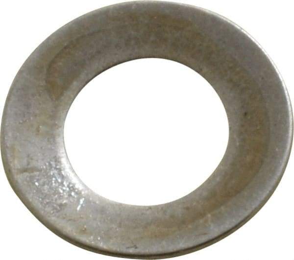 Gardner Spring - 1/4" Bolt, 0.255" ID, Grade 1074 Steel, Belleville Disc Spring - 1/2" OD, 0.036" High, 0.022" Thick - Benchmark Tooling