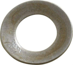 Gardner Spring - 1/4" Bolt, 0.255" ID, Grade 1074 Steel, Belleville Disc Spring - 1/2" OD, 0.036" High, 0.022" Thick - Benchmark Tooling
