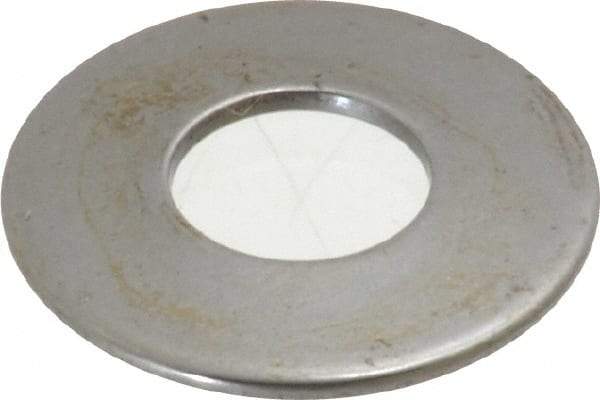 Gardner Spring - 1/4" Bolt, 0.255" ID, Grade 1074 Steel, Belleville Disc Spring - 0.637" OD, 0.048" High, 0.032" Thick - Benchmark Tooling