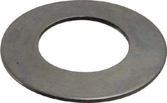 Gardner Spring - 7/16" Bolt, 0.442" ID, Grade 1074 Steel, Belleville Disc Spring - 7/8" OD, 0.059" High, 0.031" Thick - Benchmark Tooling