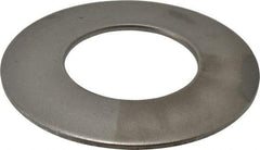 Gardner Spring - 2" Bolt, 2" ID, Grade 1074 Steel, Belleville Disc Spring - 4" OD, 1/4" High, 1/8" Thick - Benchmark Tooling