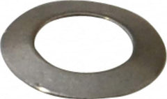 Gardner Spring - 1/8" Bolt, 1/8" ID, Grade 302 Stainless Steel, Belleville Disc Spring - 1/4" OD, 0.017" High, 0.009" Thick - Benchmark Tooling
