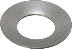 Gardner Spring - #12 Bolt, 0.22" ID, Grade 302 Stainless Steel, Belleville Disc Spring - 7/16" OD, 0.031" High, 0.016" Thick - Benchmark Tooling