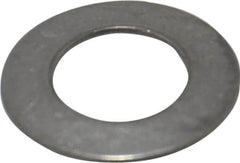 Gardner Spring - 1/4" Bolt, 0.255" ID, Grade 302 Stainless Steel, Belleville Disc Spring - 1/2" OD, 0.036" High, 0.022" Thick - Benchmark Tooling