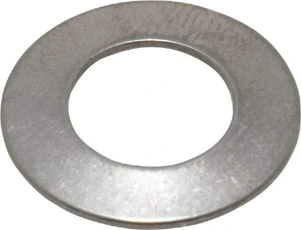 Gardner Spring - 3/8" Bolt, 0.38" ID, Grade 302 Stainless Steel, Belleville Disc Spring - 3/4" OD, 0.051" High, 0.028" Thick - Benchmark Tooling
