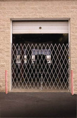 Illinois Engineered Products - 7' High Single Folding Gate - Galvanized Steel, Silver - Benchmark Tooling