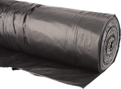 Value Collection - 100' Long x 20' Wide Polyethylene Tarp & Dust Cover - Black, 4 mil Thickness - Benchmark Tooling