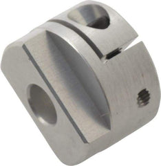Lovejoy - 1/4" Max Bore Diam, Flexible Oldham Coupling - 0.789" OD, 1.3" OAL, Aluminum Hub with Polyacetal Insert, Order 2 Hubs with Same OD & 1 Insert for Complete Coupling - Benchmark Tooling