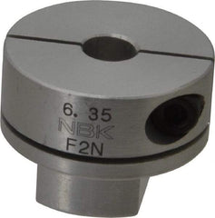 Lovejoy - 1/4" Max Bore Diam, Flexible Oldham Coupling - 0.984" OD, 1.535" OAL, Aluminum Hub with Polyacetal Insert, Order 2 Hubs with Same OD & 1 Insert for Complete Coupling - Benchmark Tooling