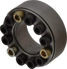 Climax Metal Products - M6 Thread, 1-1/4" Bore Diam, 2.362" OD, Shaft Locking Device - 12 Screws, 10,703 Lb Axial Load, 2.362" OAW, 0.669" Thrust Ring Width, 557 Ft/Lb Max Torque - Benchmark Tooling
