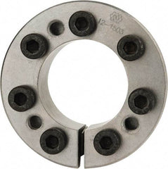 Climax Metal Products - M8 Thread, 1-3/4" Bore Diam, 2.953" OD, Shaft Locking Device - 7 Screws, 16,206 Lb Axial Load, 3.287" OAW, 0.787" Thrust Ring Width, 1,182 Ft/Lb Max Torque - Benchmark Tooling