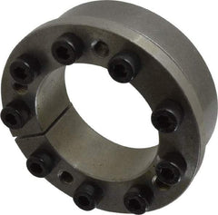 Climax Metal Products - M8 Thread, 2-7/16" Bore Diam, 3.74" OD, Shaft Locking Device - 9 Screws, 20,836 Lb Axial Load, 4.016" OAW, 0.787" Thrust Ring Width, 2,116 Ft/Lb Max Torque - Benchmark Tooling