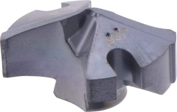 Iscar - Series IDI-SG, 0.937" Diam Grade IC908 140° Replaceable Drill Tip - Carbide, TiAlN Finish - Benchmark Tooling
