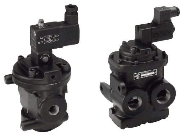 Norgren - 3.4 CV Rate, 1/2" NPT Inlet 1/2 Basic Valves - 1/2" NPT Inlet, Poppet Valve, Solenoid Actuator - Benchmark Tooling