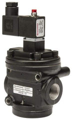 Norgren - 5.3 CV Rate, 1/2" NPT Inlet 1/2 Basic Valves - 1/2" NPT Inlet, Poppet Valve, Solenoid Actuator - Benchmark Tooling