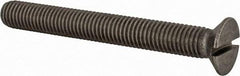 Value Collection - M12x1.75 Metric Coarse, 100mm OAL Slotted Drive Machine Screw - Flat Head, Grade 18-8 & A2 Stainless Steel, Uncoated, Without Washer - Benchmark Tooling