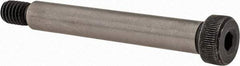 Value Collection - 3/8" Shoulder Diam x 2-1/2" Shoulder Length, 5/16-18 UNC, Hex Socket Shoulder Screw - 4140 Alloy Steel with Nylon Locking Patch, 1/4" Head Height x 9/16" Head Diam - Benchmark Tooling