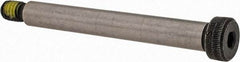 Value Collection - 3/8" Shoulder Diam x 3" Shoulder Length, 5/16-18 UNC, Hex Socket Shoulder Screw - 4140 Alloy Steel with Nylon Locking Patch, 1/4" Head Height x 9/16" Head Diam - Benchmark Tooling