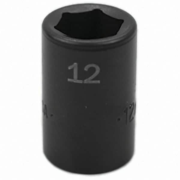 SK - Impact Socket - 3/8"DR 12MM IMPACT SOCKET - Benchmark Tooling