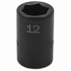 SK - Impact Socket - 3/8"DR 12MM IMPACT SOCKET - Benchmark Tooling