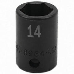 SK - Impact Socket - 3/8"DR 14MM IMPACT SOCKET - Benchmark Tooling