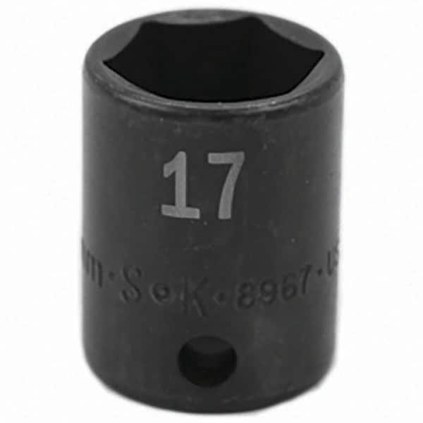 SK - Impact Socket - 3/8"DR 17MM IMPACT SOCKET - Benchmark Tooling