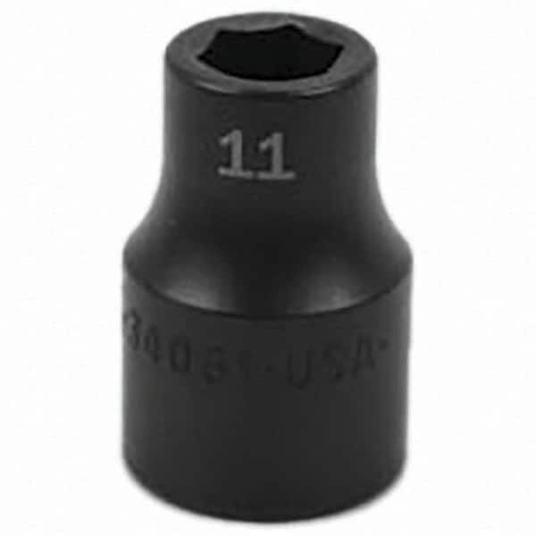 SK - Impact Socket - 1/2"DR 11MM IMPACT SOCKET - Benchmark Tooling