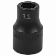 SK - Impact Socket - 1/2"DR 11MM IMPACT SOCKET - Benchmark Tooling