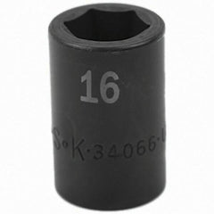 SK - Impact Socket - 1/2"DR 16MM IMPACT SOCKET - Benchmark Tooling