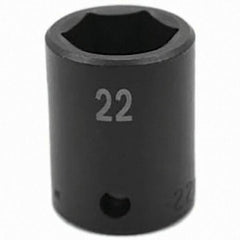SK - Impact Socket - 1/2"DR 22MM IMPACT SOCKET - Benchmark Tooling