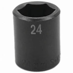 SK - Impact Socket - 1/2"DR 24MM IMPACT SOCKET - Benchmark Tooling
