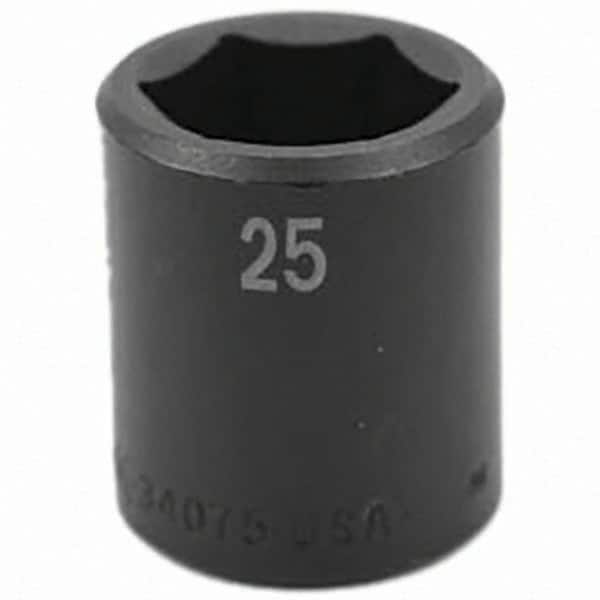 SK - Impact Socket - 1/2"DR 25MM IMPACT SOCKET - Benchmark Tooling