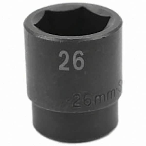 SK - Impact Socket - 1/2"DR 26MM IMPACT SOCKET - Benchmark Tooling