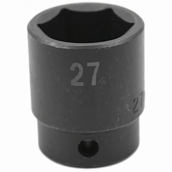 SK - Impact Socket - 1/2"DR 27MM IMPACT SOCKET - Benchmark Tooling